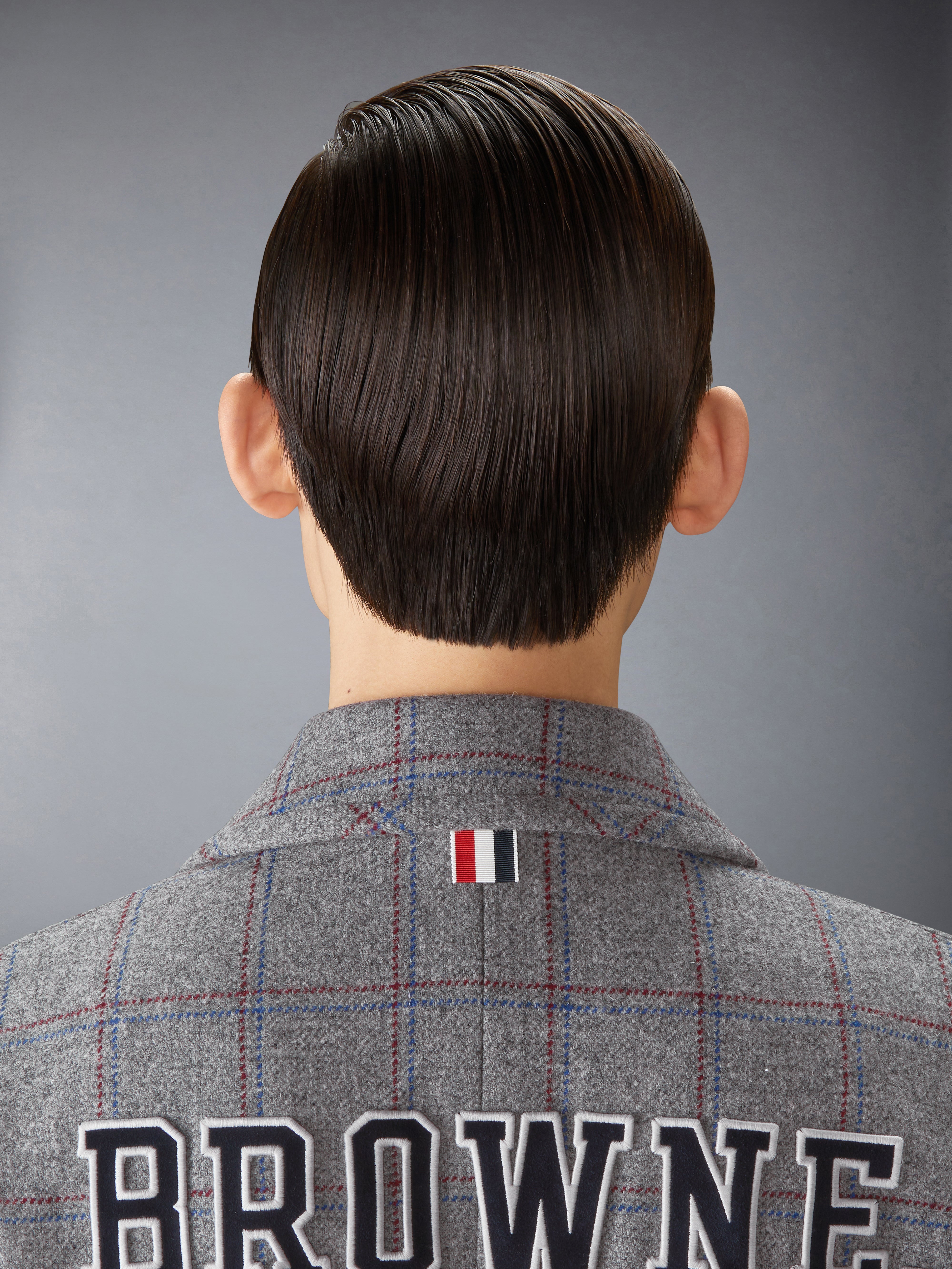 BROWNE 65 アームバンド付き バルカラーコート | Thom Browne