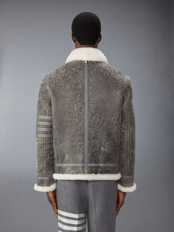 SHEARLING CROPPED DUFFLE COAT - image 2
