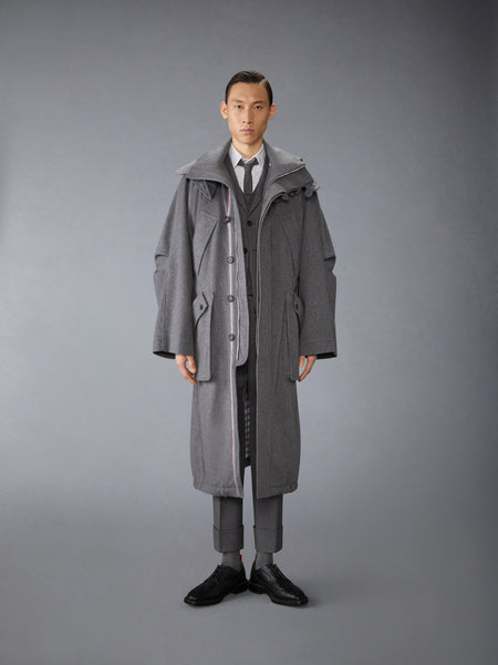 CASHMERE WATERPROOF HOODED PARKA