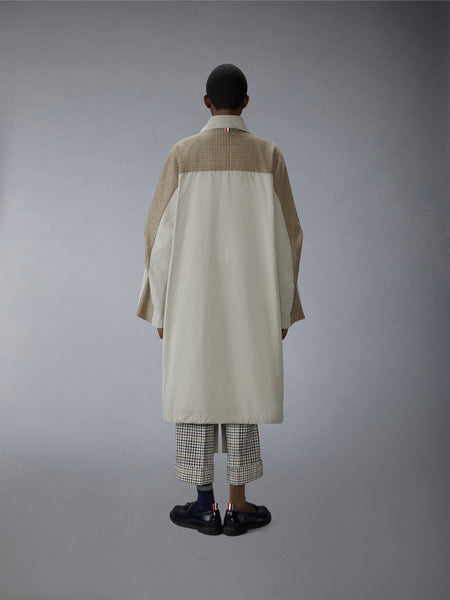 WAXED TECH HOODED PARKA