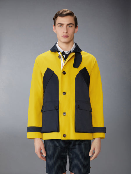 CROPPED SHAWL COLLAR FIELD JACKET