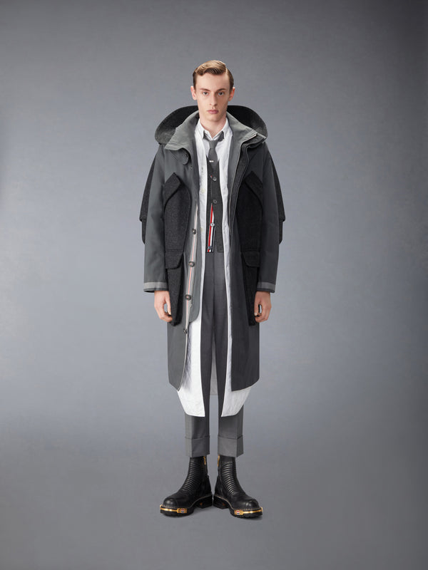 OILED CLOTH TAILORED PARKA - image 4