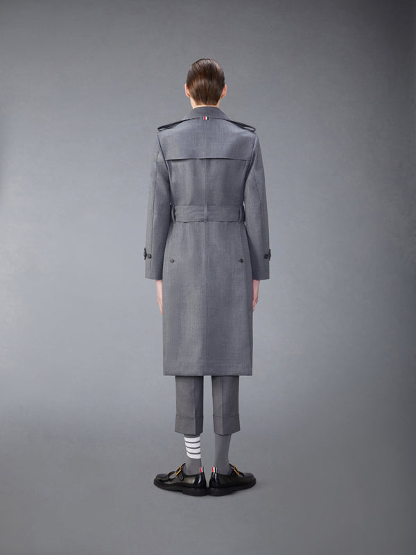 WOOL TWILL UNCONSTRUCTED TRENCH COAT - image 2