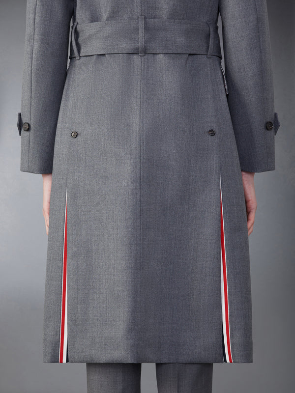 WOOL TWILL UNCONSTRUCTED TRENCH COAT - image 4