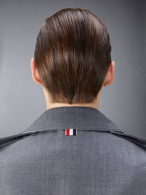 WOOL TWILL UNCONSTRUCTED TRENCH COAT - image 6
