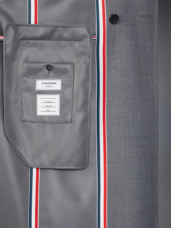 WOOL TWILL UNCONSTRUCTED TRENCH COAT - image 7