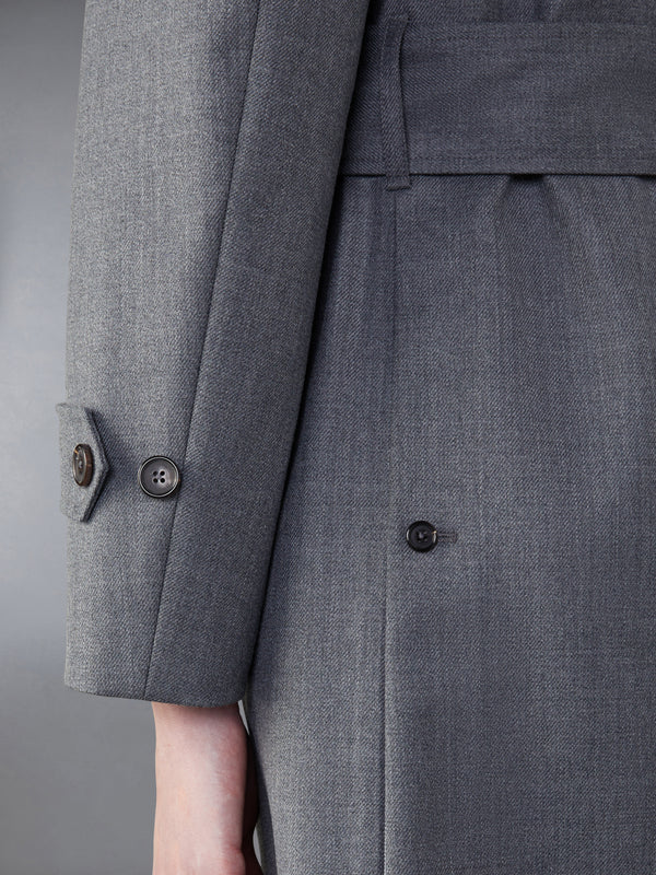 WOOL TWILL UNCONSTRUCTED TRENCH COAT - image 8
