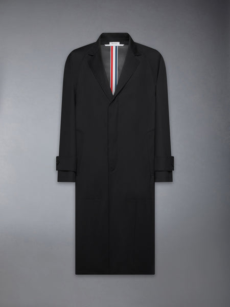 WOOL RAGLAN COAT BLACK