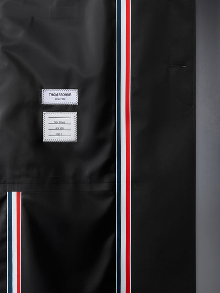 WOOL RAGLAN COAT BLACK