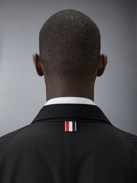 WOOL RAGLAN COAT BLACK