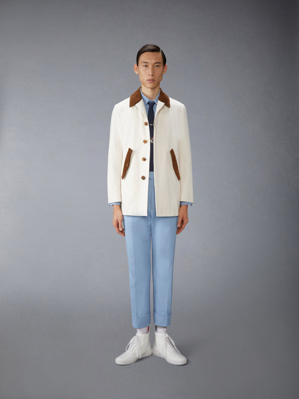 CROPPED BAL COLLAR DENIM JACKET - image 3