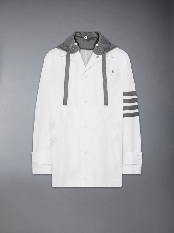 RIPSTOP 4-BAR UNCONSTRUCTED RELAXED OVERCOAT - featured image