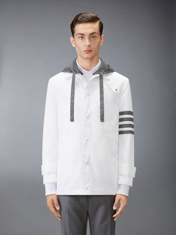 RIPSTOP 4-BAR UNCONSTRUCTED RELAXED OVERCOAT - image 1