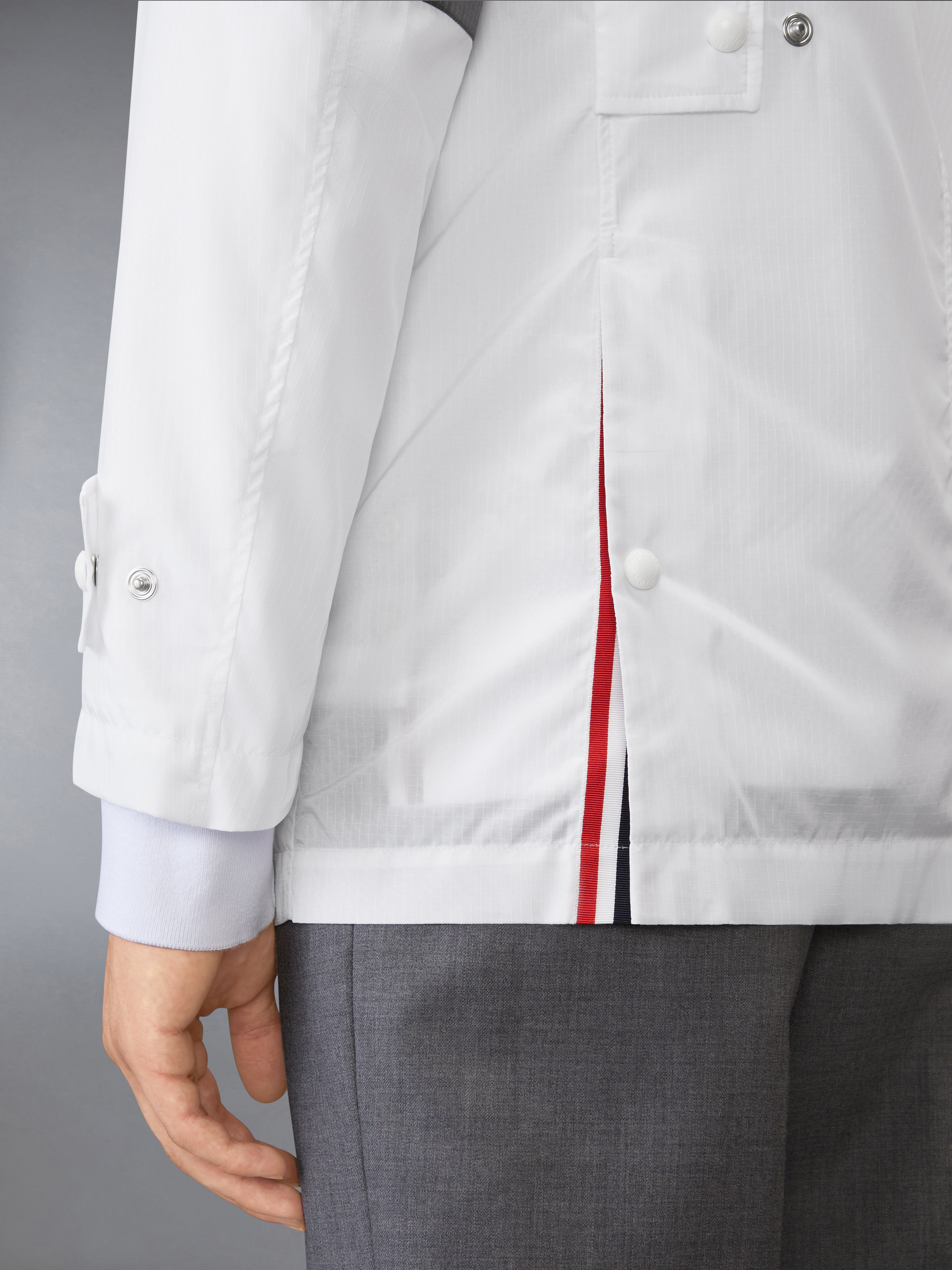 リップストップ 4-BAR アンコン リラックス オーバーコート | Thom Browne