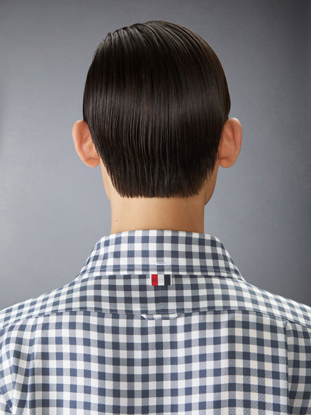 SILK TWILL GINGHAM SHIRT