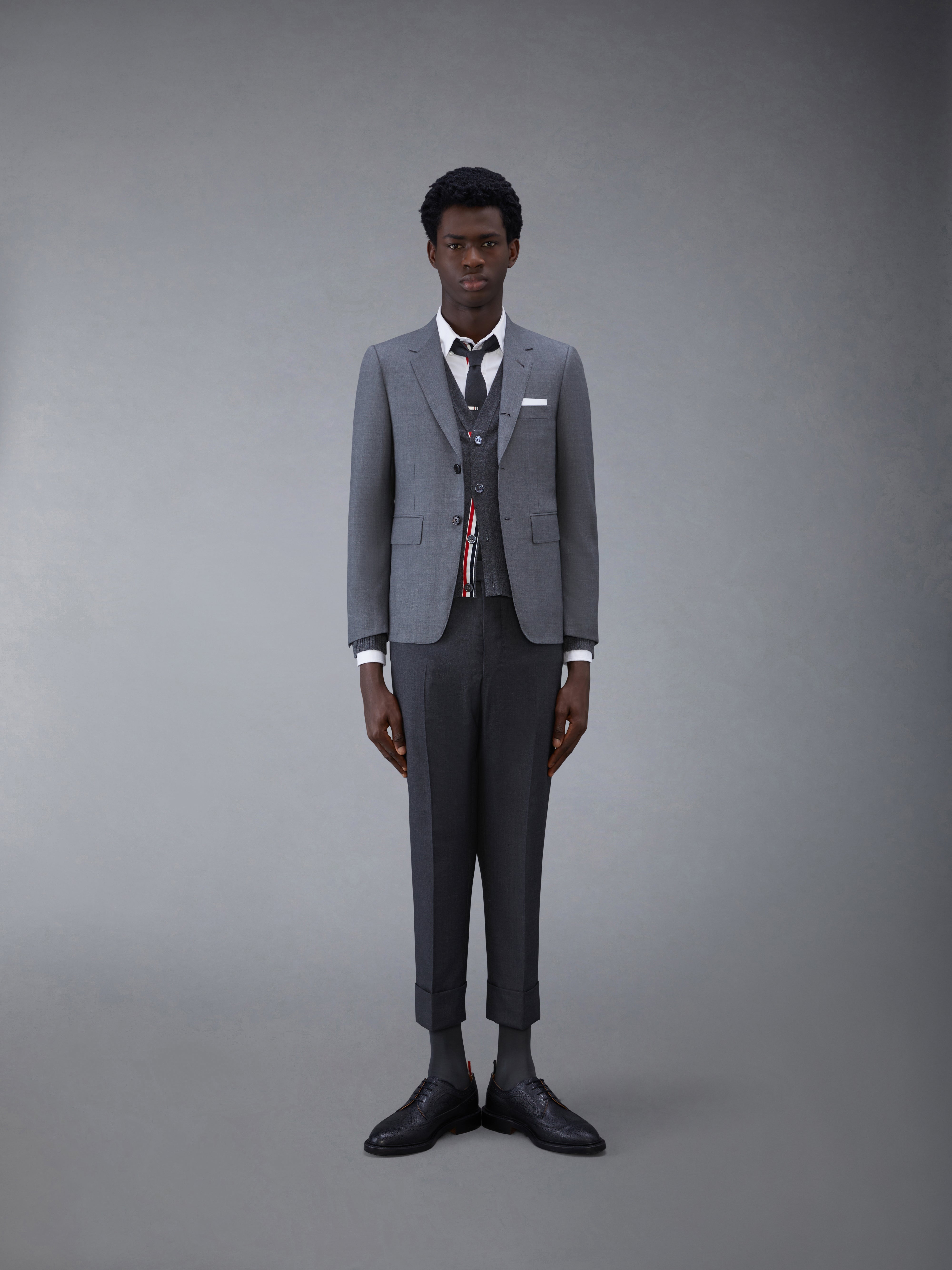 Thom Browne｜SLACKS (FTC337A 00626 025) Twill Classic Backstrap Trousers | Thom Browne