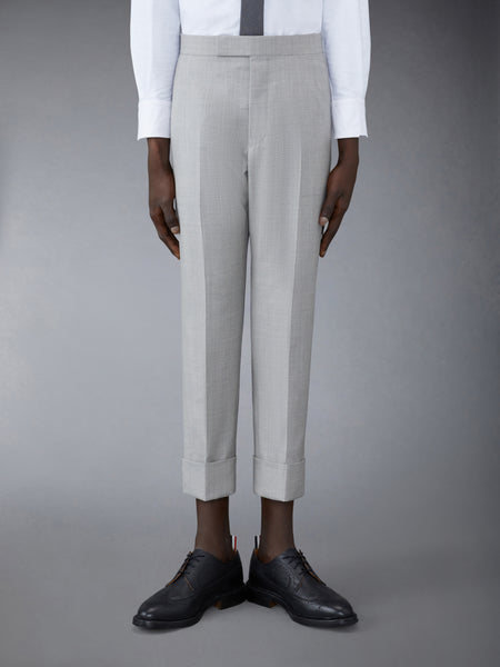 CLASSIC TWILL BACKSTRAP TROUSERS LT GREY