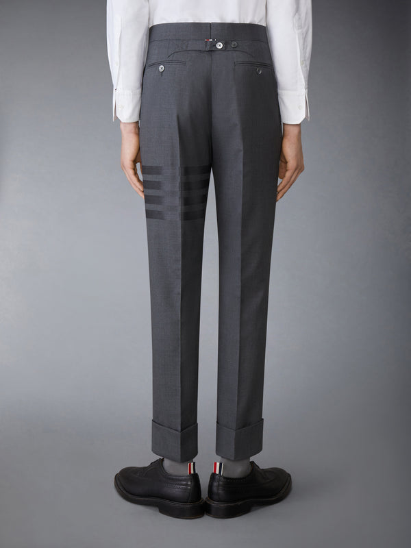 PLAIN WEAVE SUITING 4-BAR CLASSIC BACKSTRAP TROUSERS - image 2