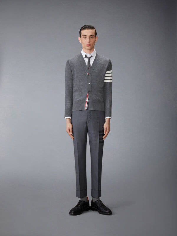 PLAIN WEAVE SUITING 4-BAR CLASSIC BACKSTRAP TROUSERS - image 3