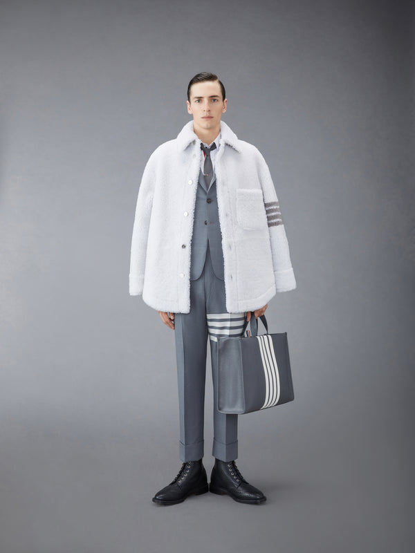 PLAIN WEAVE 4-BAR TROUSERS - image 4