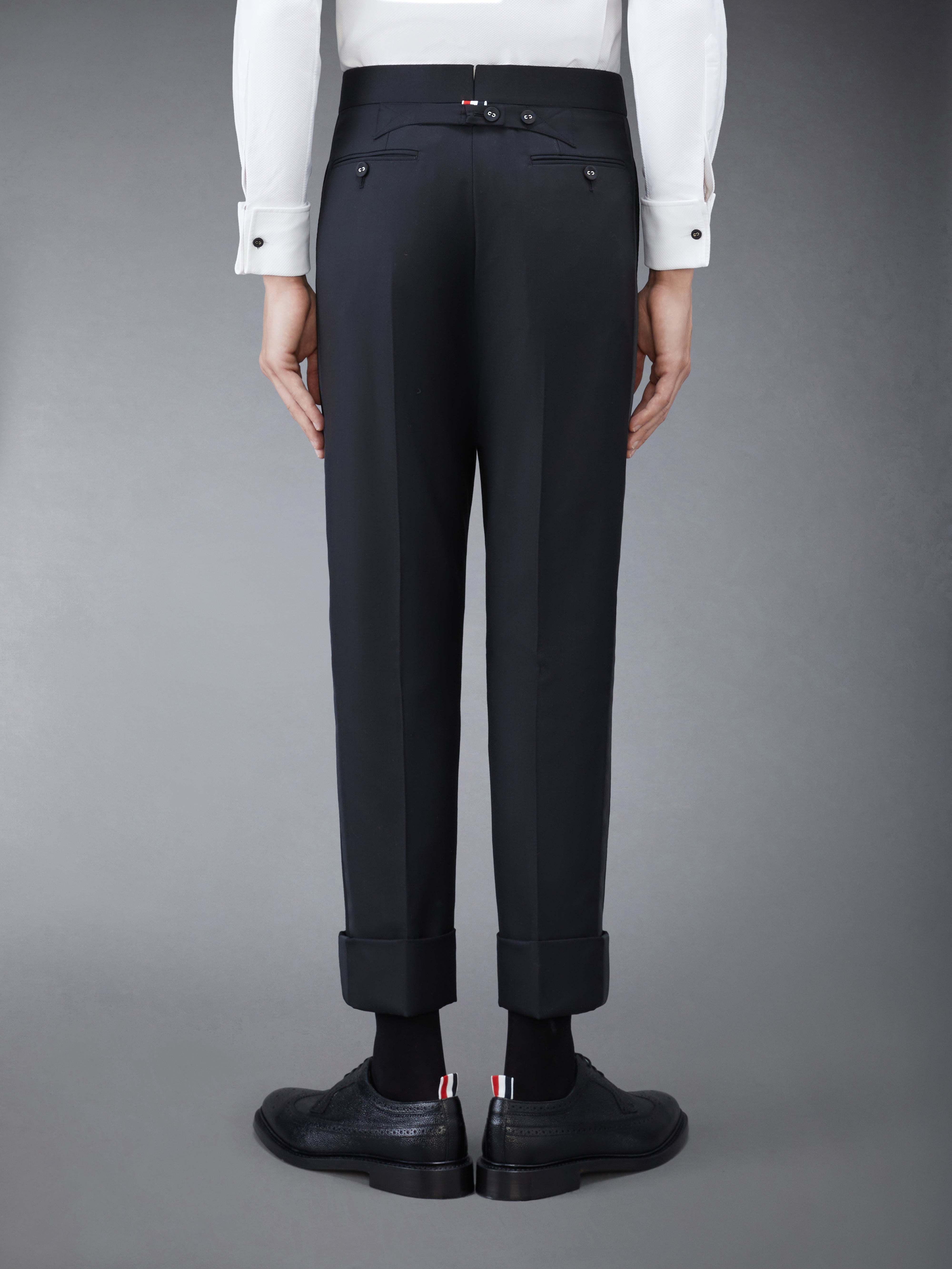 Twill Classic Backstrap Trousers | Thom Browne