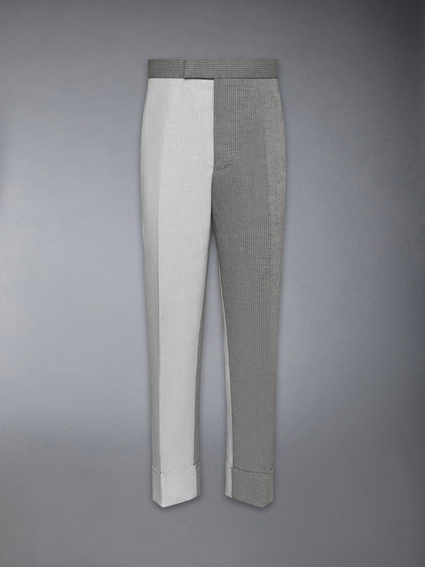 TONAL UNIVERSITY STRIPE LINEN COTTON TROUSER - featured image