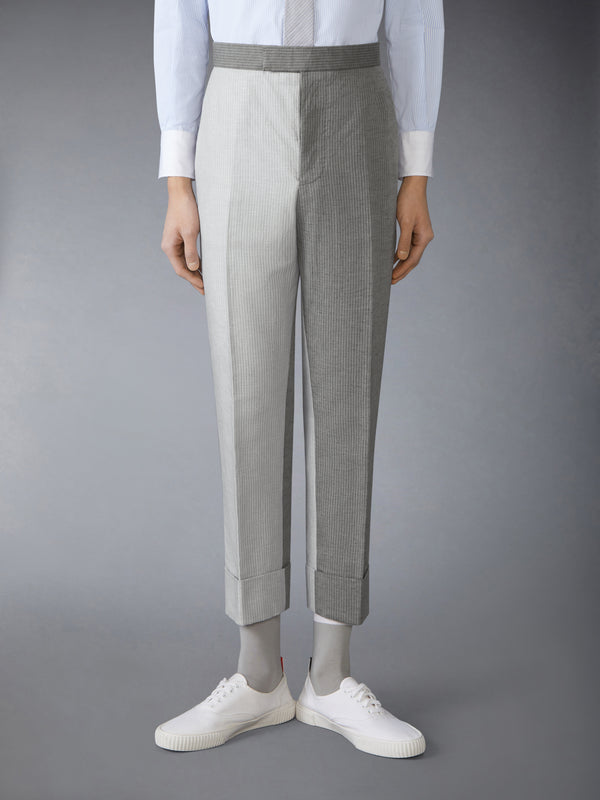 TONAL UNIVERSITY STRIPE LINEN COTTON TROUSER - image 1