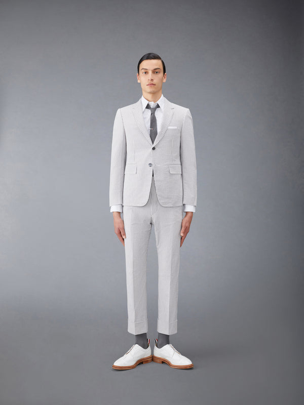 CLASSIC SEERSUCKER BACKSTRAP TROUSERS