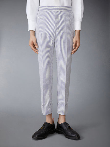 CLASSIC SEERSUCKER BACKSTRAP TROUSER