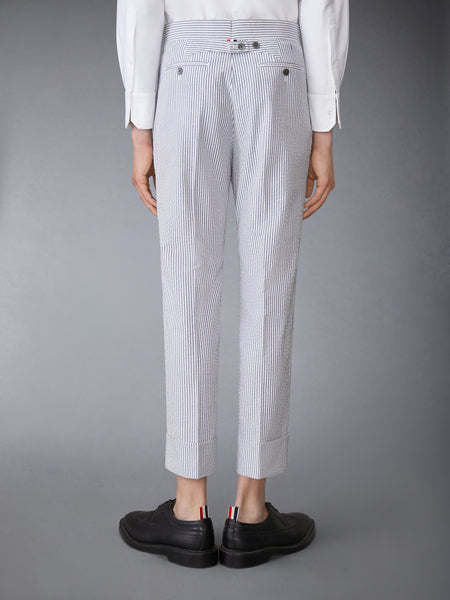 CLASSIC SEERSUCKER BACKSTRAP TROUSER