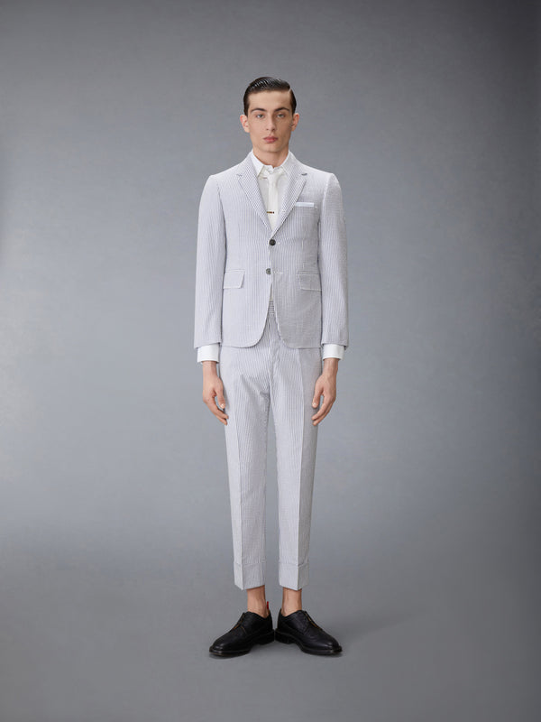 SEERSUCKER CLASSIC HALF LINING TROUSERS - image 3