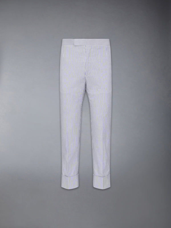 SEERSUCKER CLASSIC HALF LINING TROUSERS - image 6