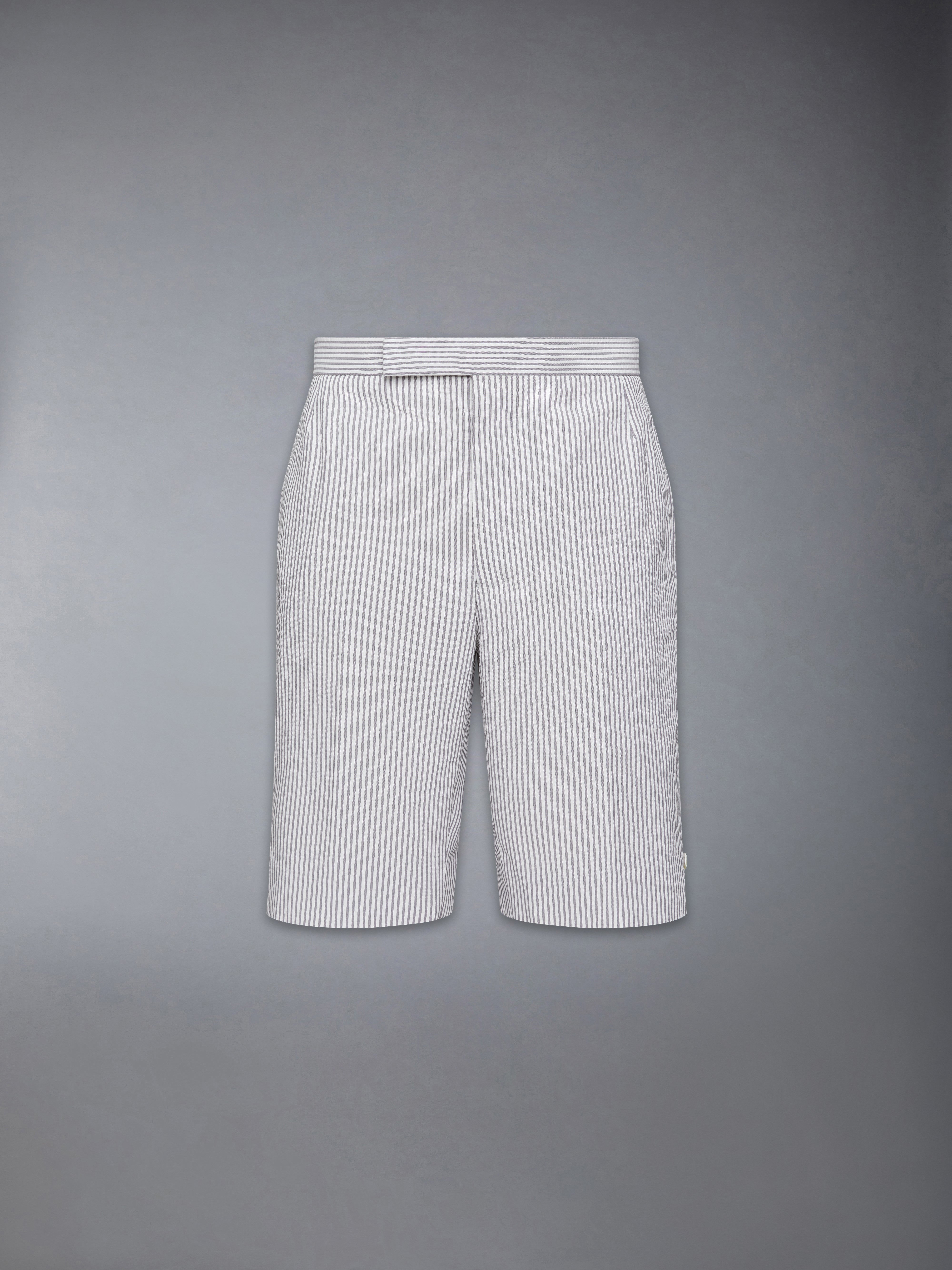 Thom Browne グレーショーツ Classic Twill Backstrap Shorts | Thom Browne