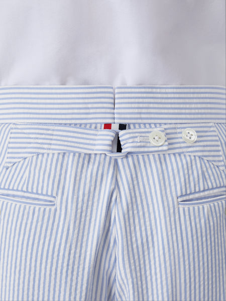 SEERSUCKER CLASSIC SHORTS BLUE