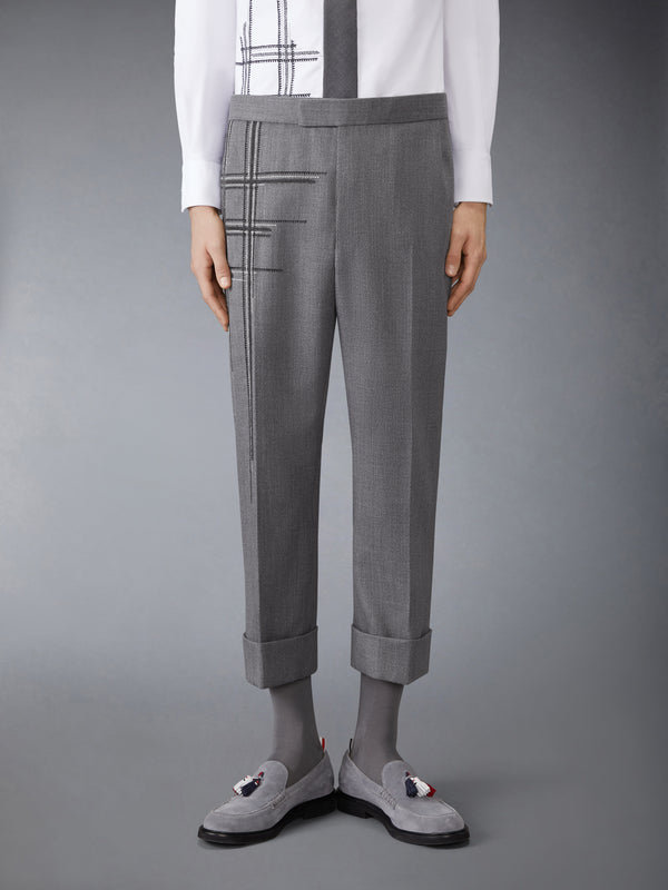 LOW RISE WOOL SCHOOL UNIFORM TROUSER - image 1