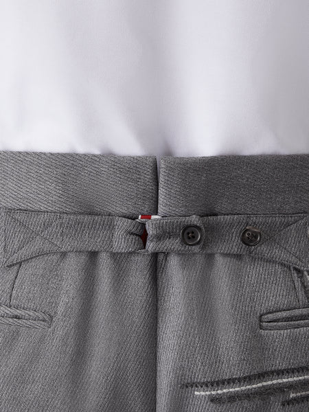 LOW RISE WOOL SCHOOL UNIFORM TROUSER