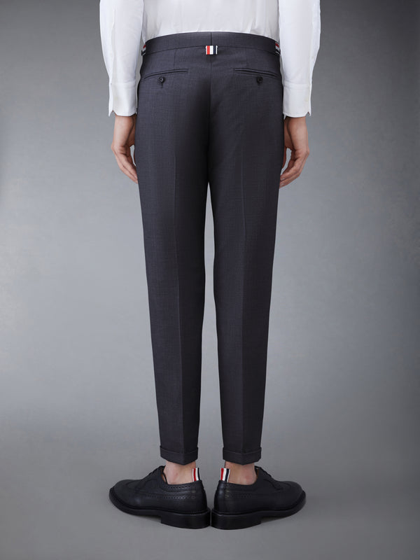 TWILL LOW RISE TROUSERS - image 2