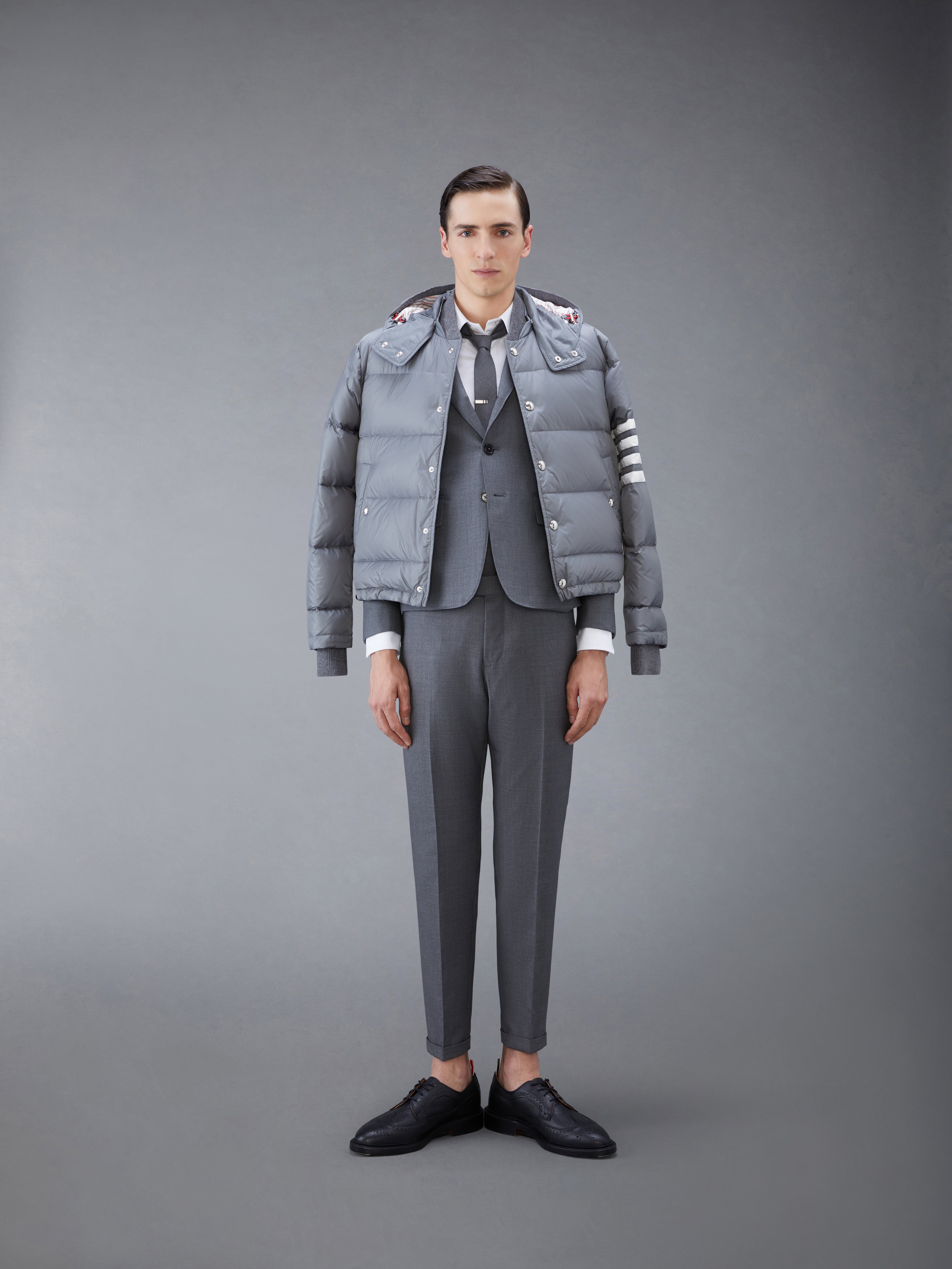 Vitello Leather Varsity Penny Loafer | Thom Browne