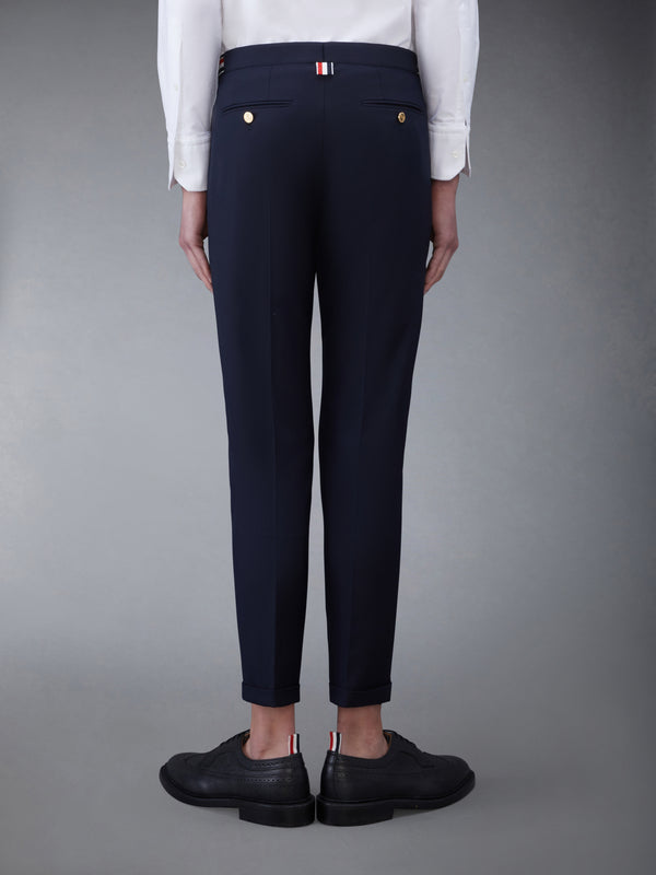TWILL LOW RISE TROUSERS - image 2
