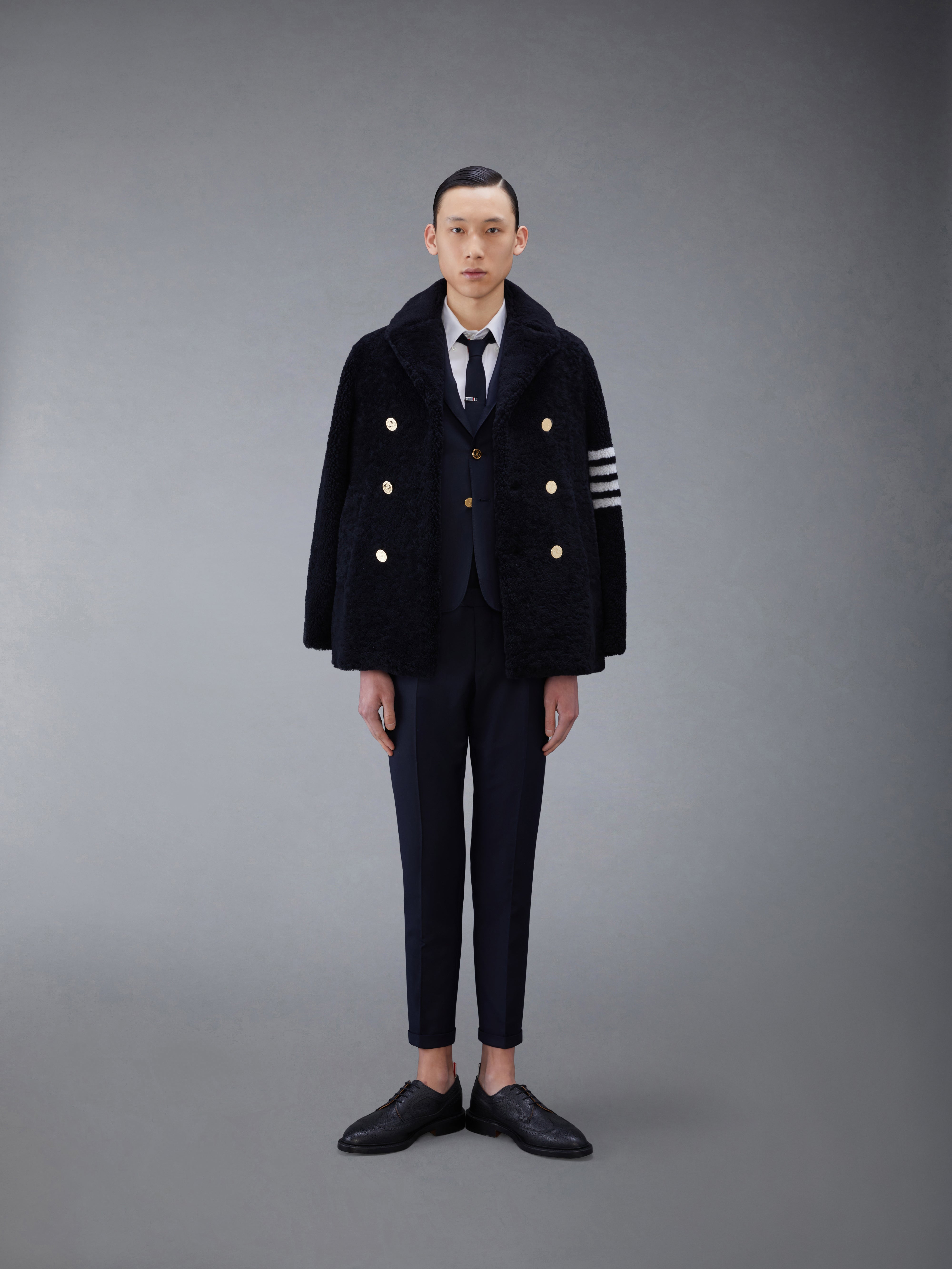 Twill Low Rise Trousers | Thom Browne
