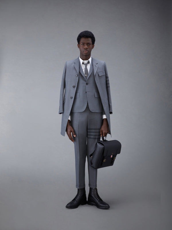 STEP TWILL SCHOOL UNIFORM 4-BAR LOW RISE SKINNY TROUSERS - image 3
