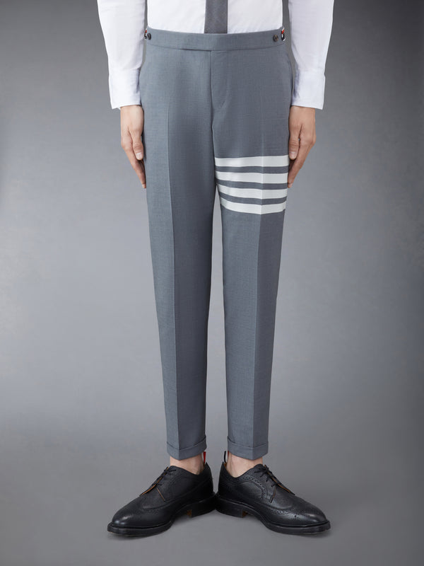PLAIN WEAVE 4-BAR LOW RISE TROUSERS - featured image