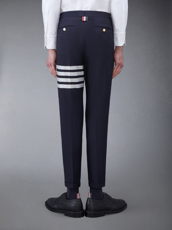 PLAIN WEAVE 4-BAR LOW RISE TROUSERS - image 3
