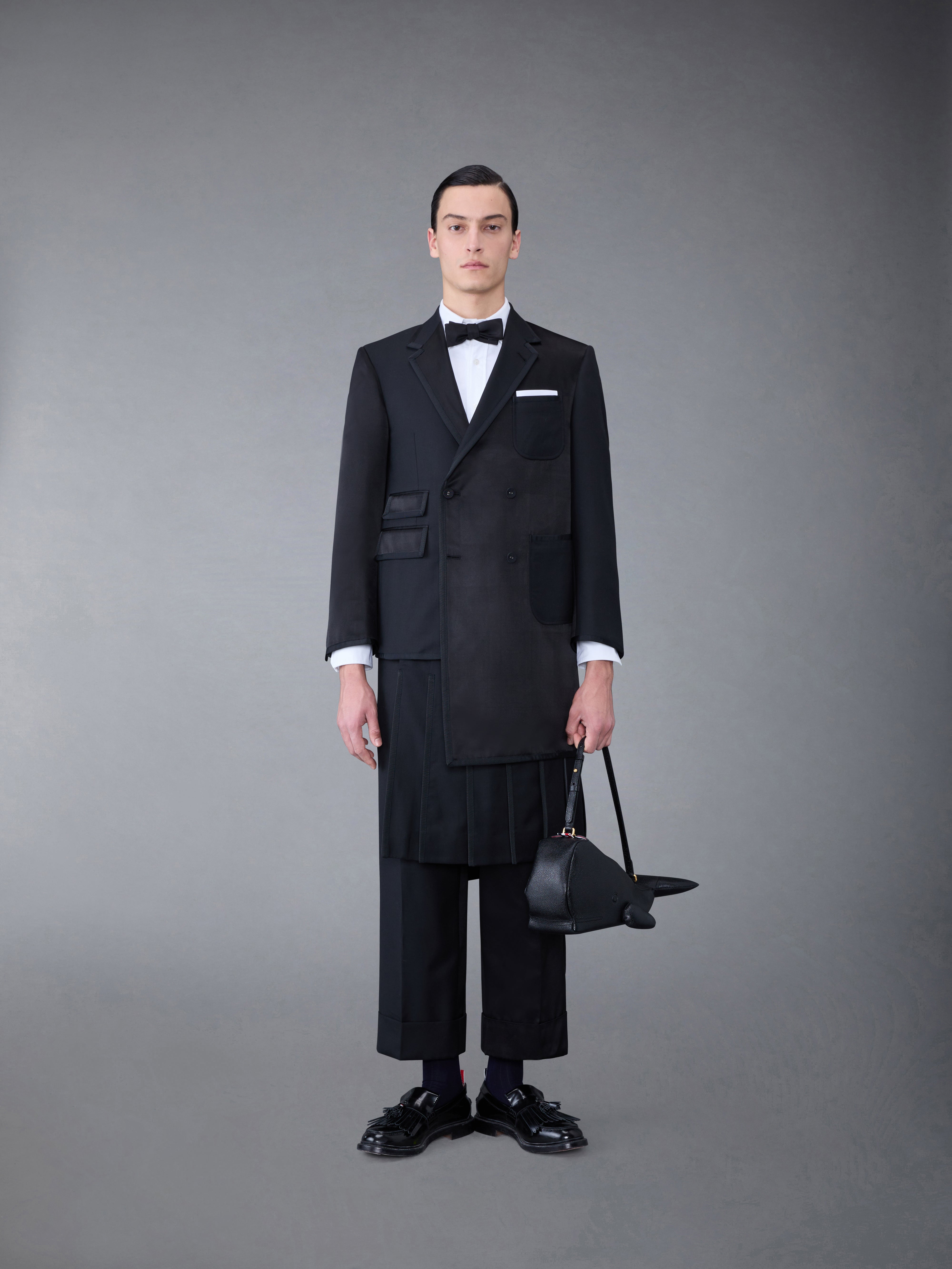 Super 120'S Collage Pleated Trouser Skirt | Thom Browne