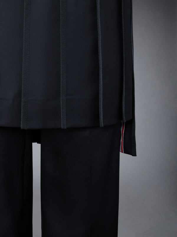Super 120's Collage Pleated Trouser Skirt - image 5