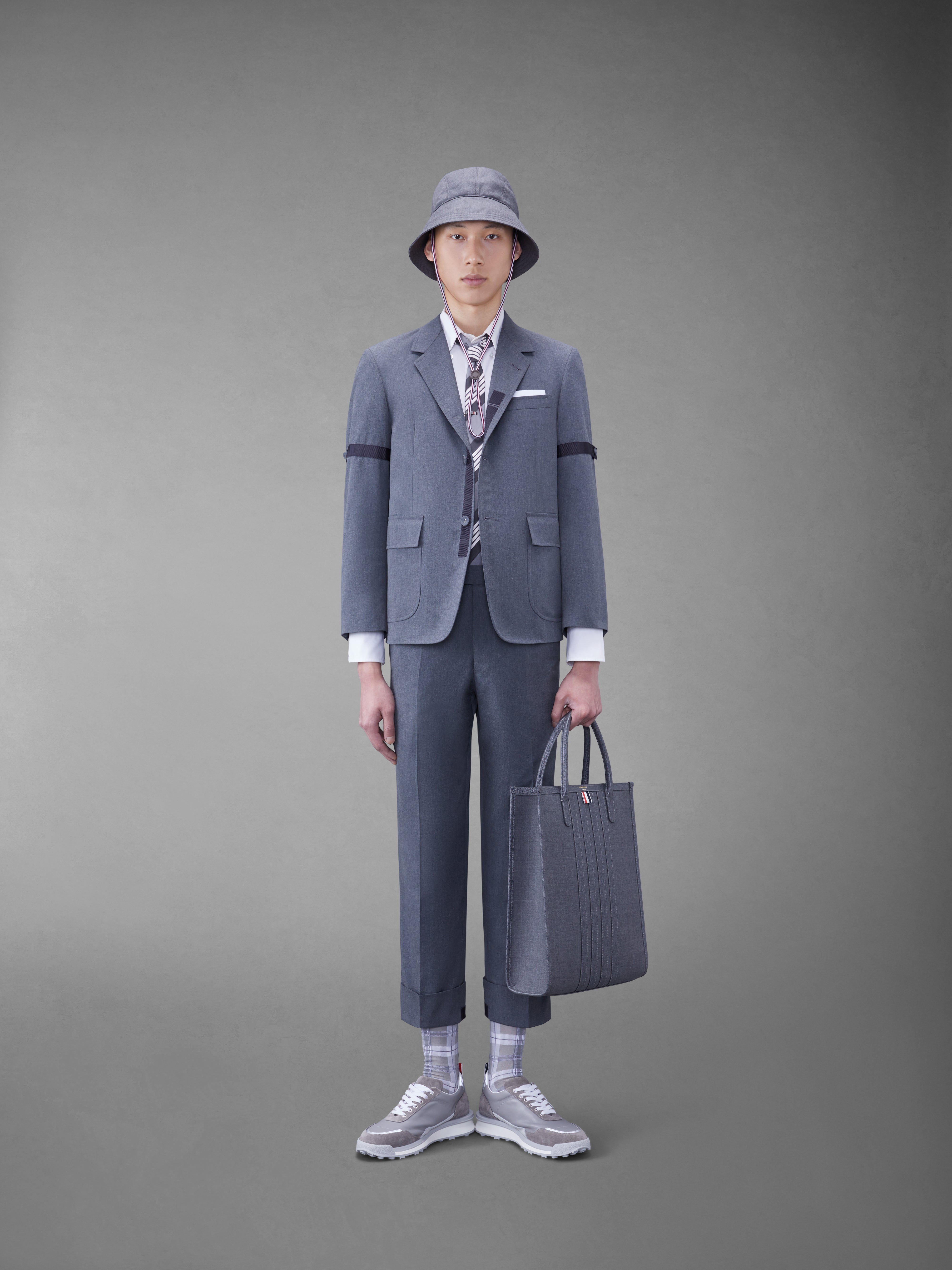 Typewriter Cloth Classic Trouser | Thom Browne