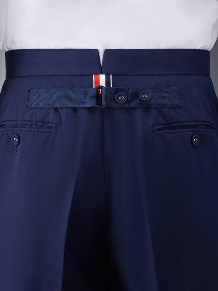 TYPEWRITER CLOTH CLASSIC BACKSTRAP TROUSER NAVY