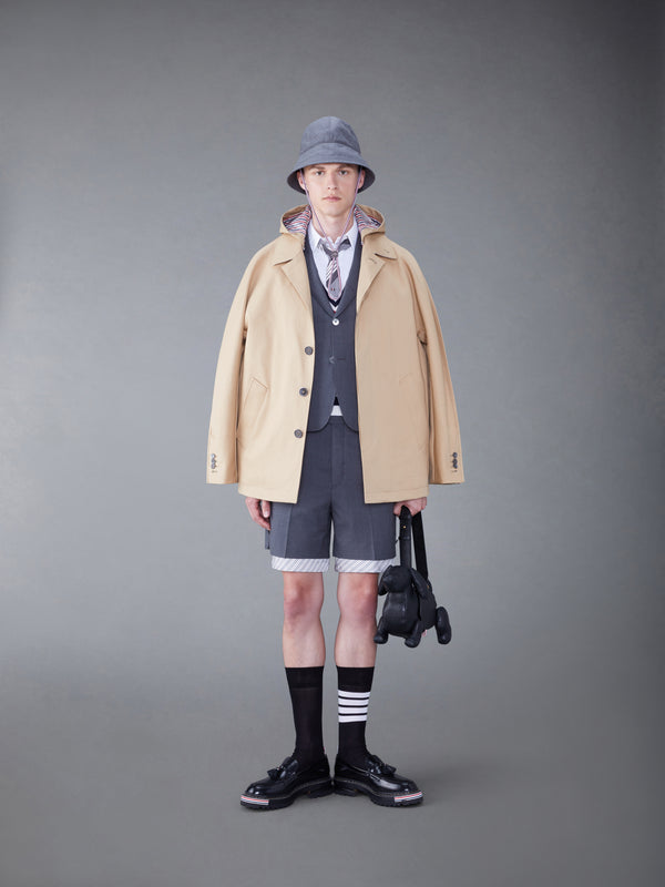 TWILL LOW RISE SACK MINI SHORT - image 3