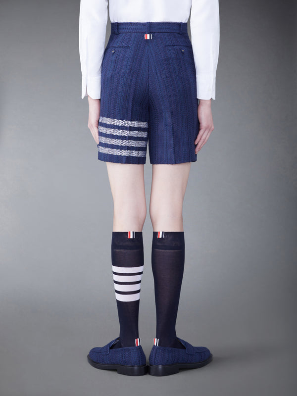 TWEED FRAY 4-BAR SACK SHORTS - image 3