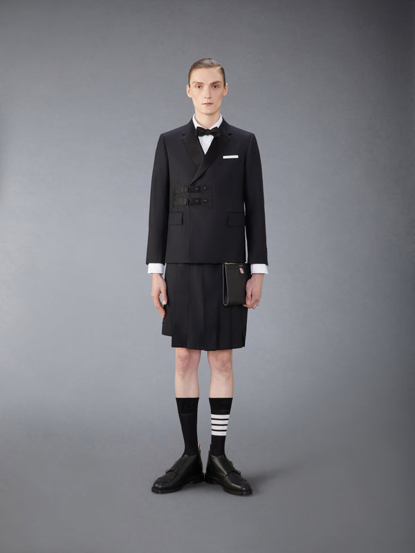 TWILL WOOL BACKSTRAP SKORT - image 3